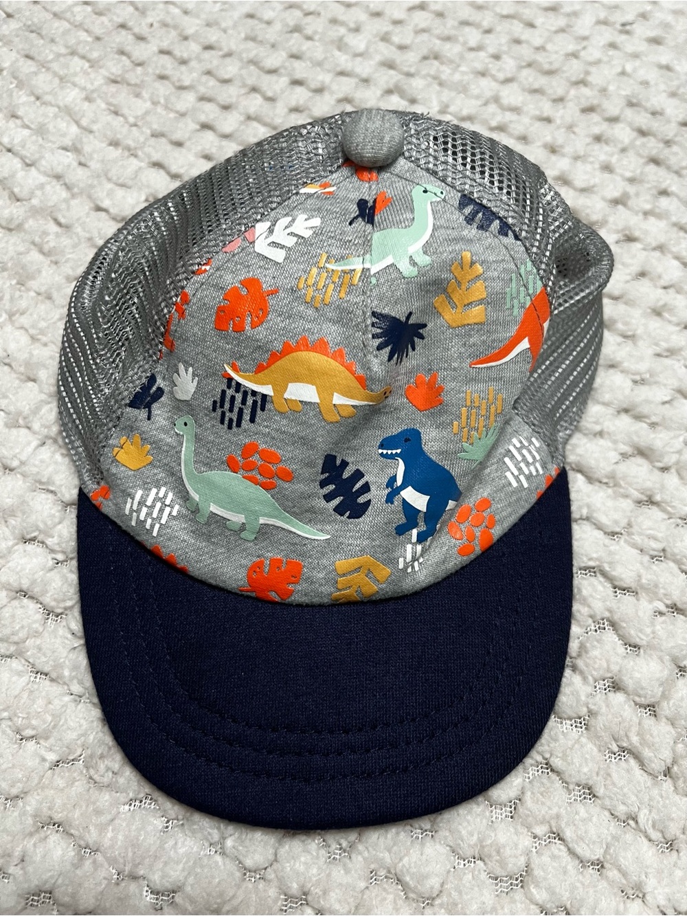 Toddler Hat Cap Baseball Hat Baseball Cap Dino Dinosaur Adjustable 3T-5T